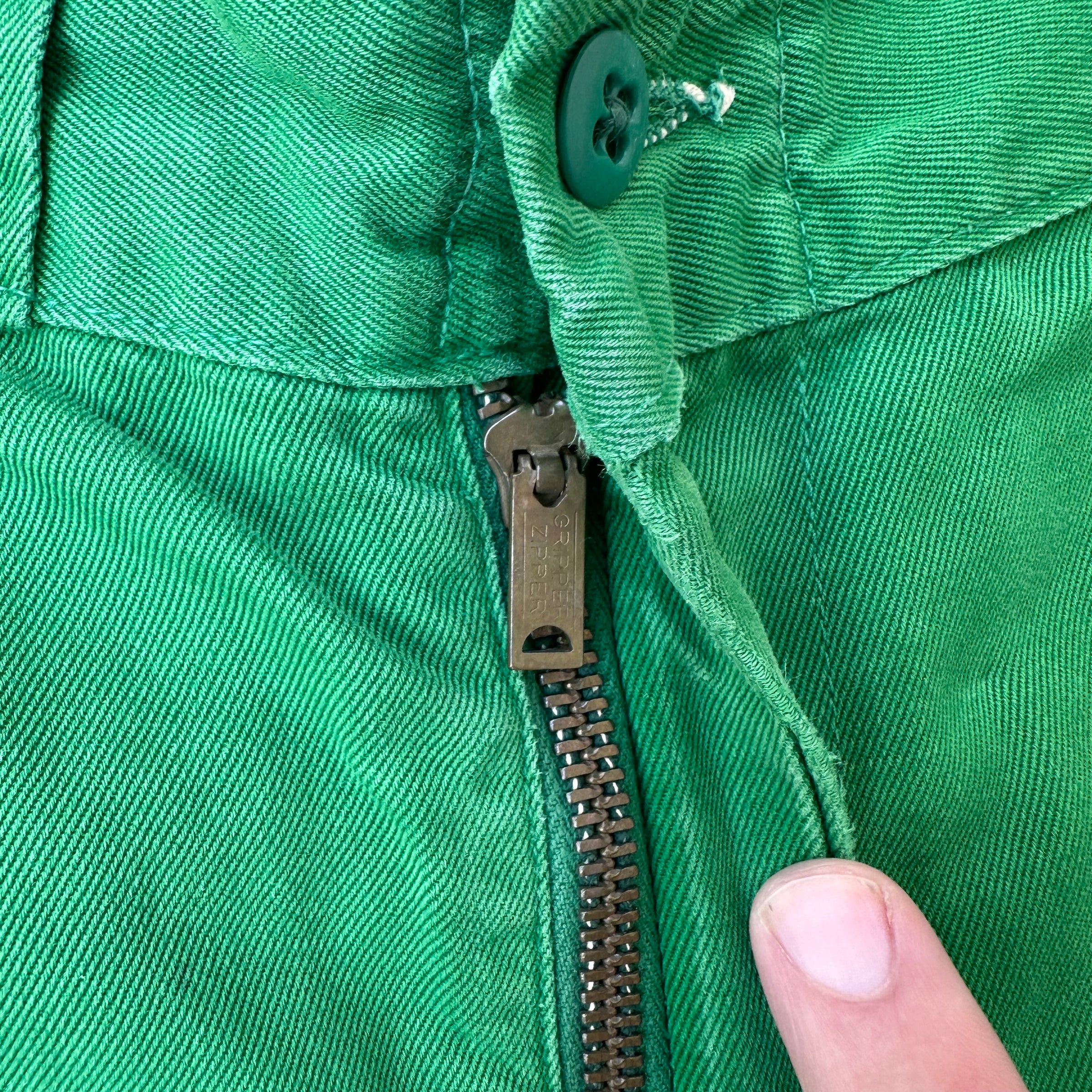 1950’s Shamrock Gas Station Uniform Cotton Work Pants 29” x 30”