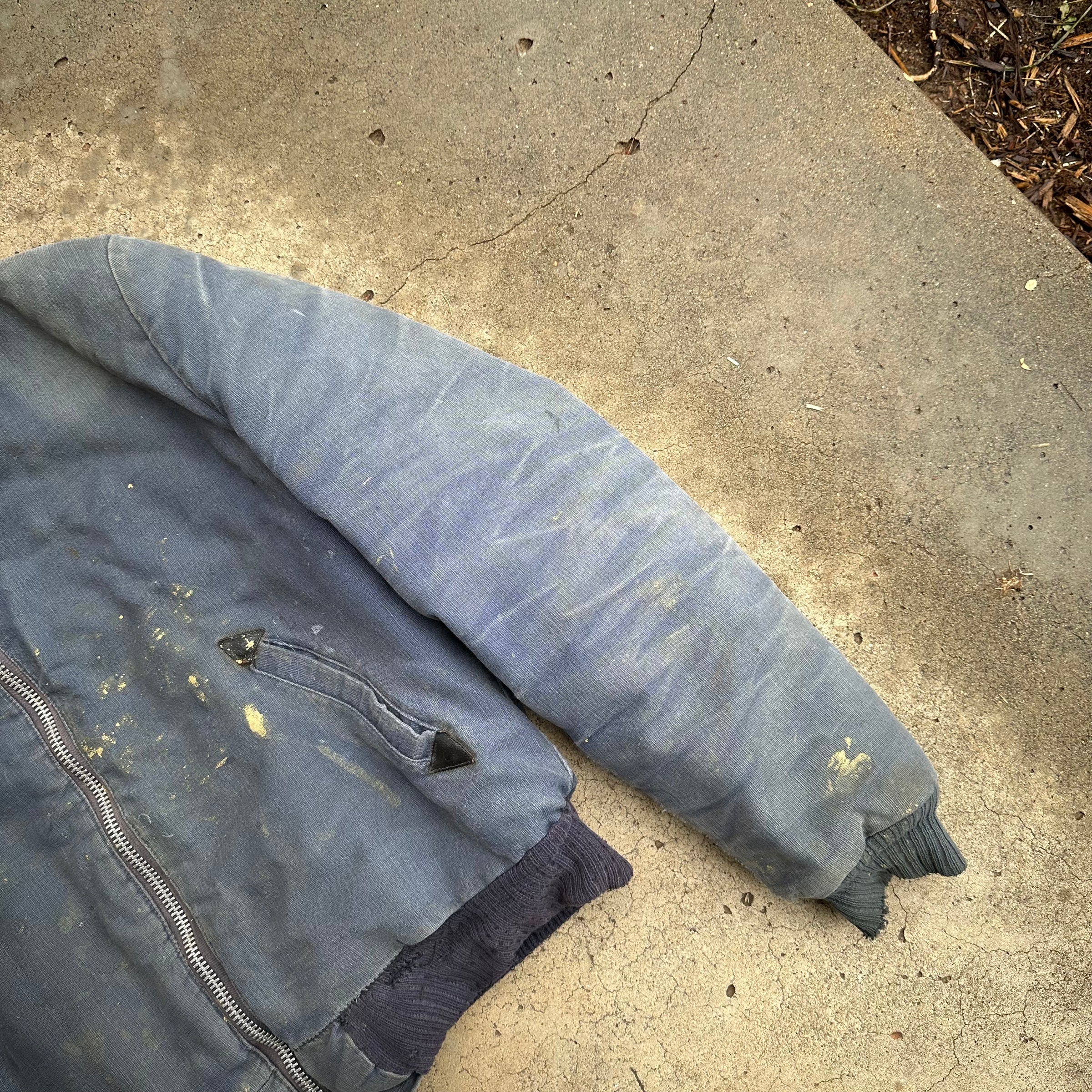 1960’s Jungle Cloth Bomber Style Jacket XL