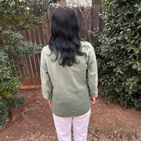 1950’s/60’s Thrashed First Pattern 13 Star OG-107 Fatigue Shirt Medium