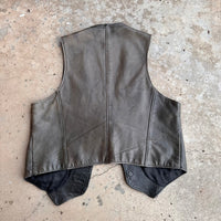 1980’s Vanson Leathers Motorcycle Vest 21” Chest