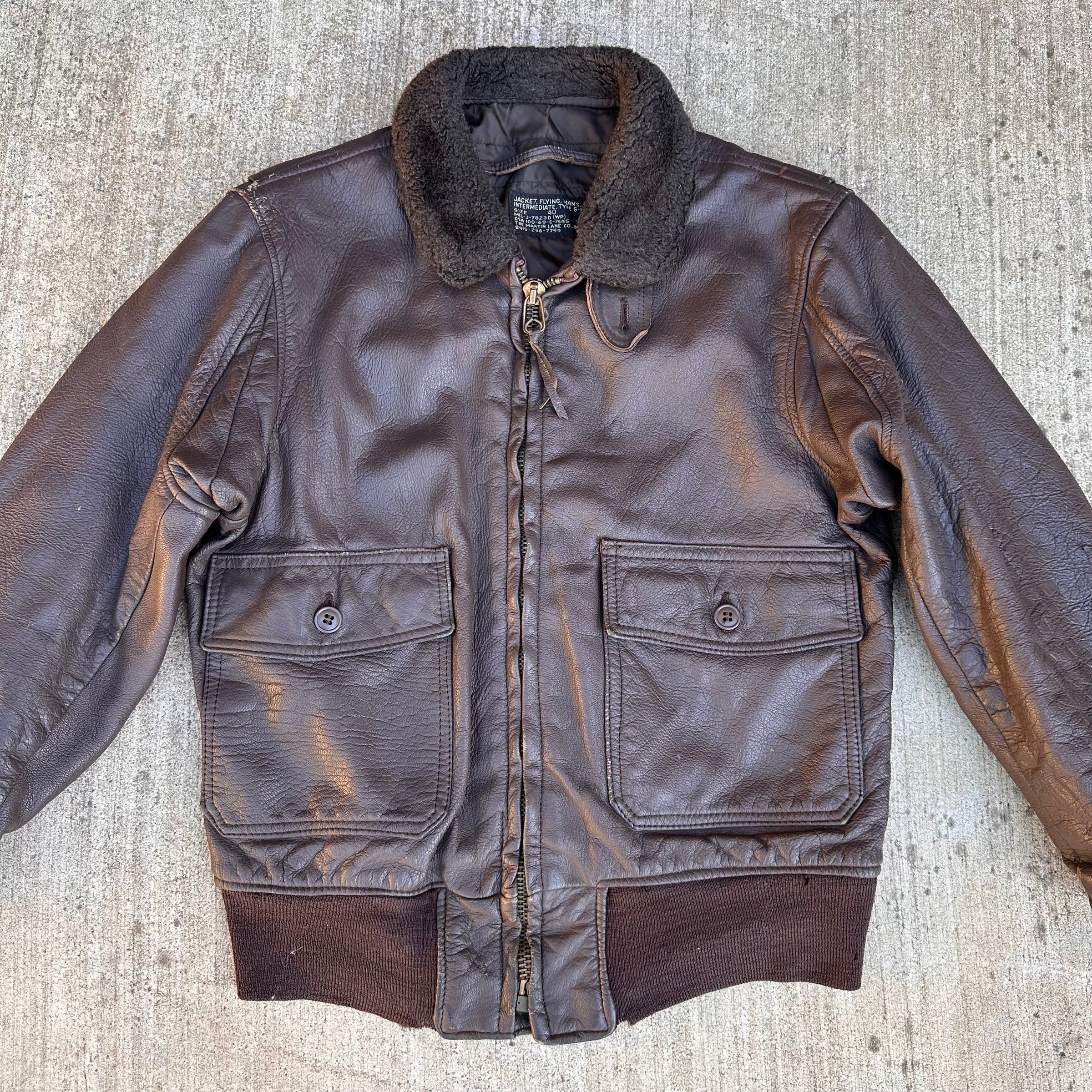 1960’s USAF G-1 Flight Jacket Size 40