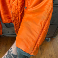 Early 1960’s Reversible MA-1 Flight Jacket 25” Chest