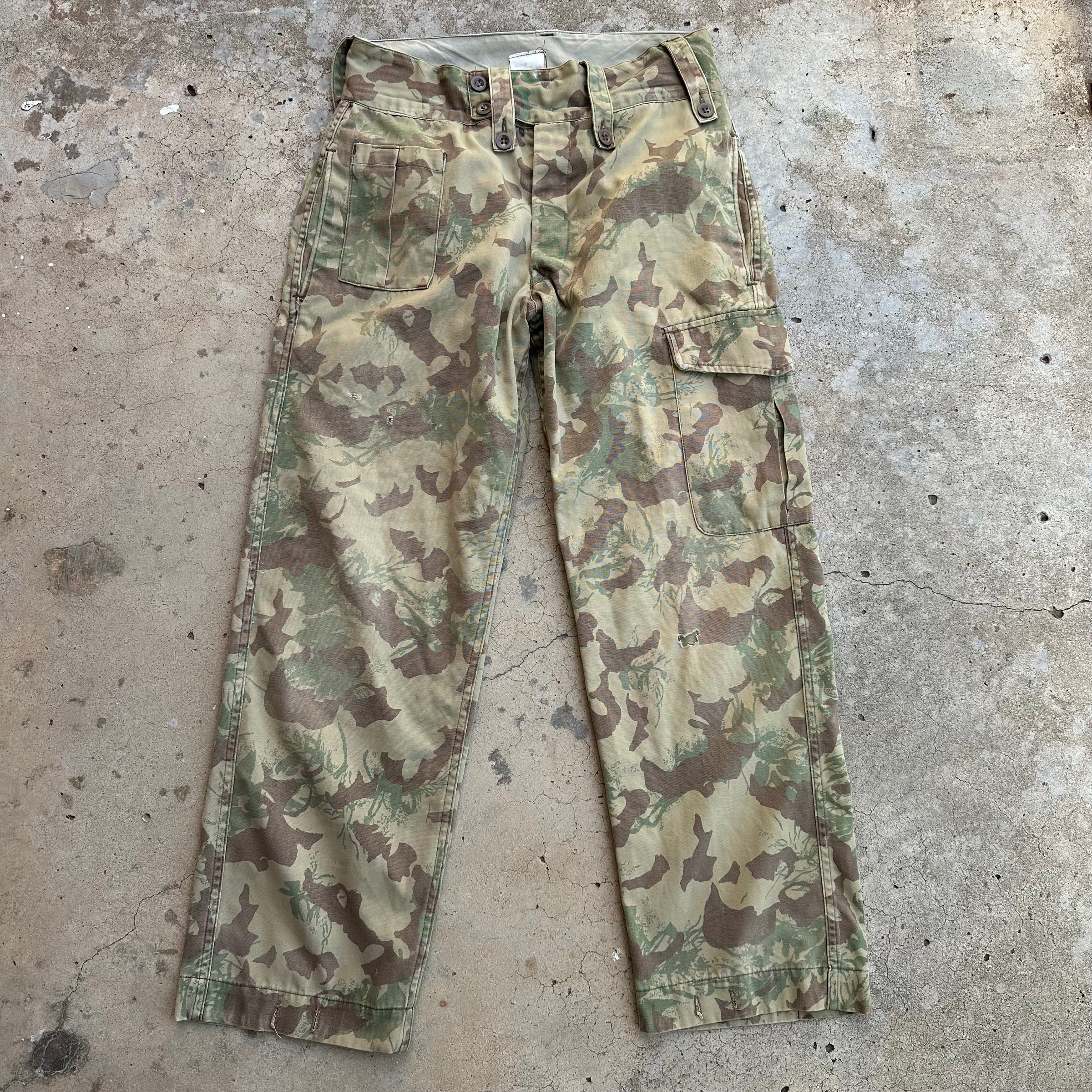 1980’s South African 2nd Pattern Police Camo Pants 32” Waist