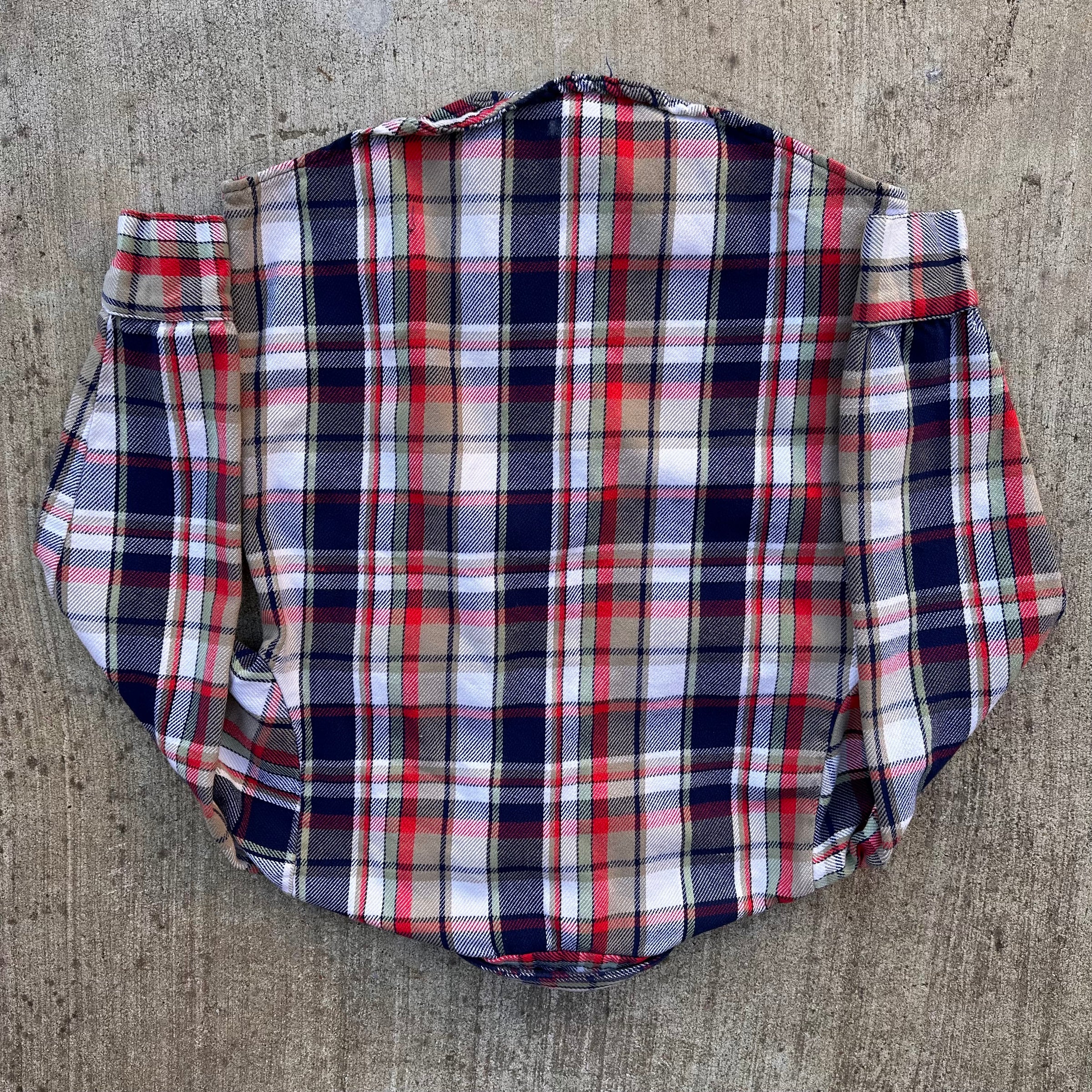 1970’s Frostproof Plaid Cotton Flannel Size Medium