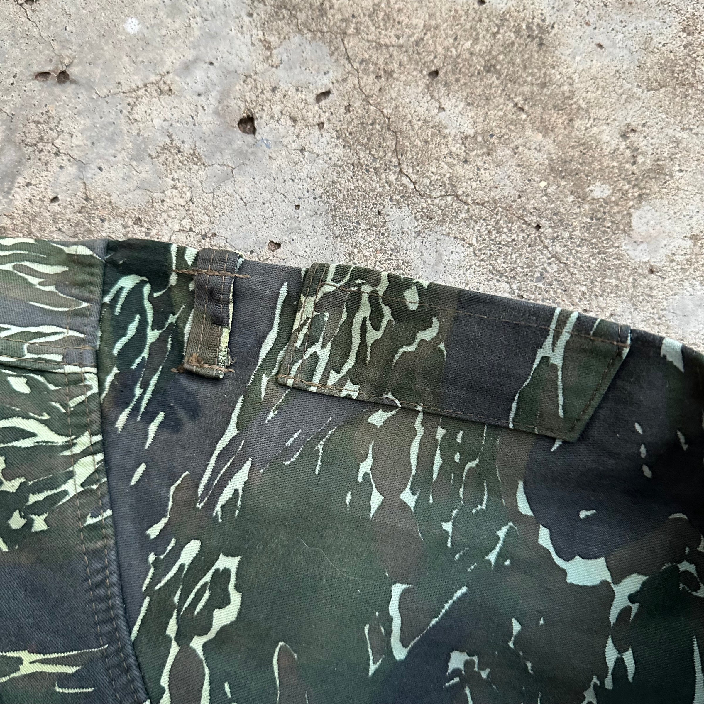 1970’s Post War Thai Tiger Stripe Camo Jacket