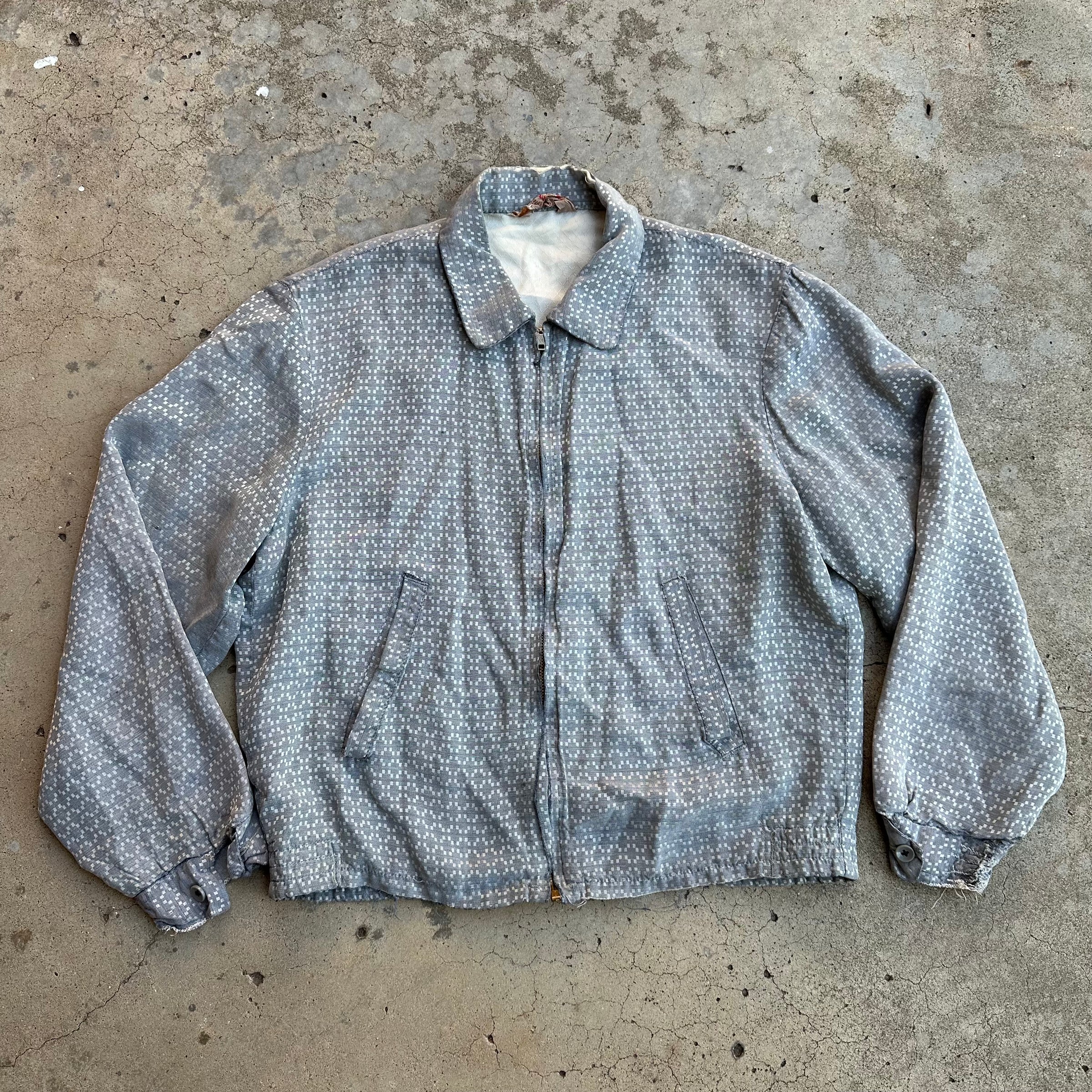 1950’s/60’s Sir Jac Distinctive Sportswear Gabardine Ricky Jacket Small