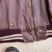 1950’s Painted Reversible Varsity Jacket XL