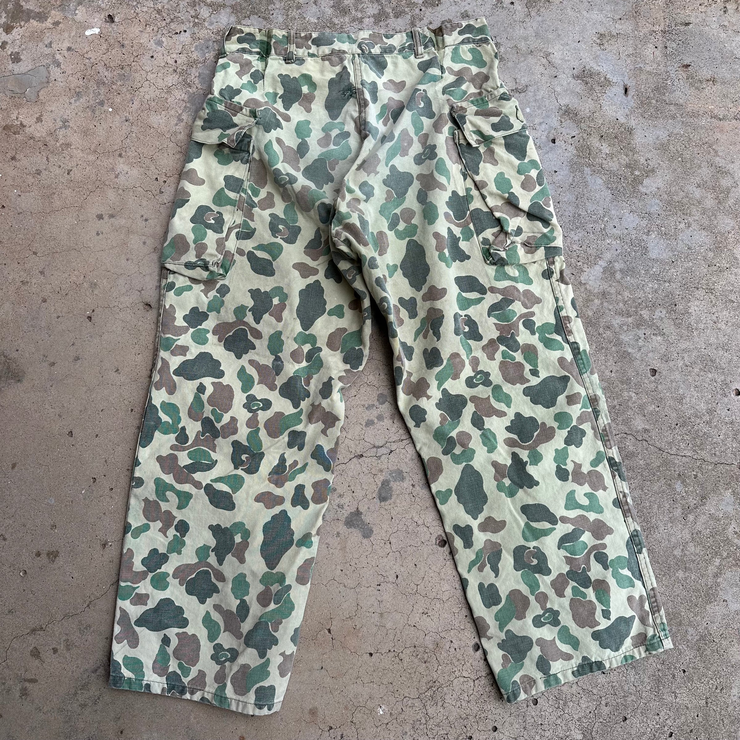 1960’s Duck Hunter Camo Pants 30” Waist