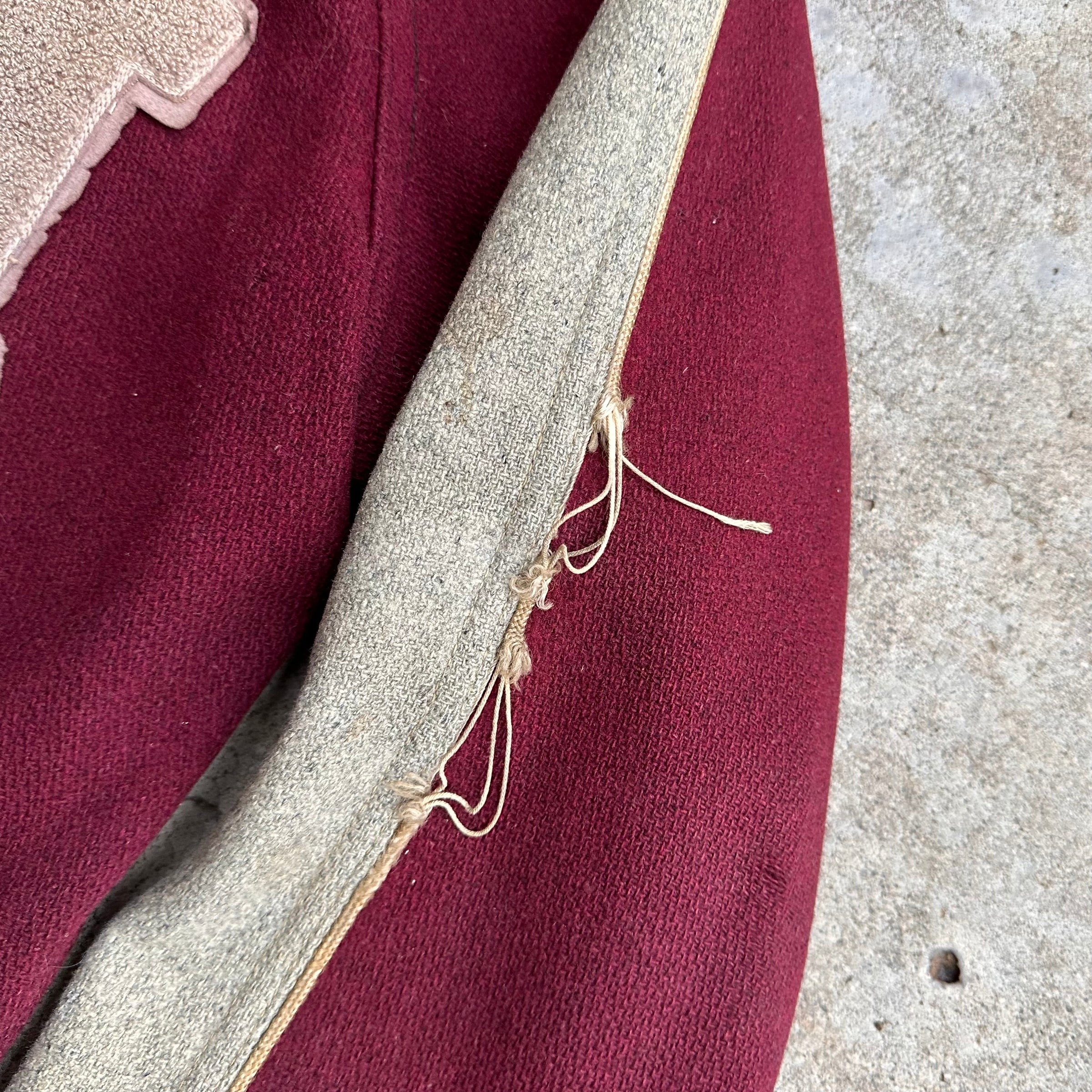 1950’s Painted Reversible Varsity Jacket XL