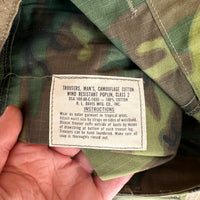 1960’s Deadstock Lime Green ERDL Jungle Pants Small Long