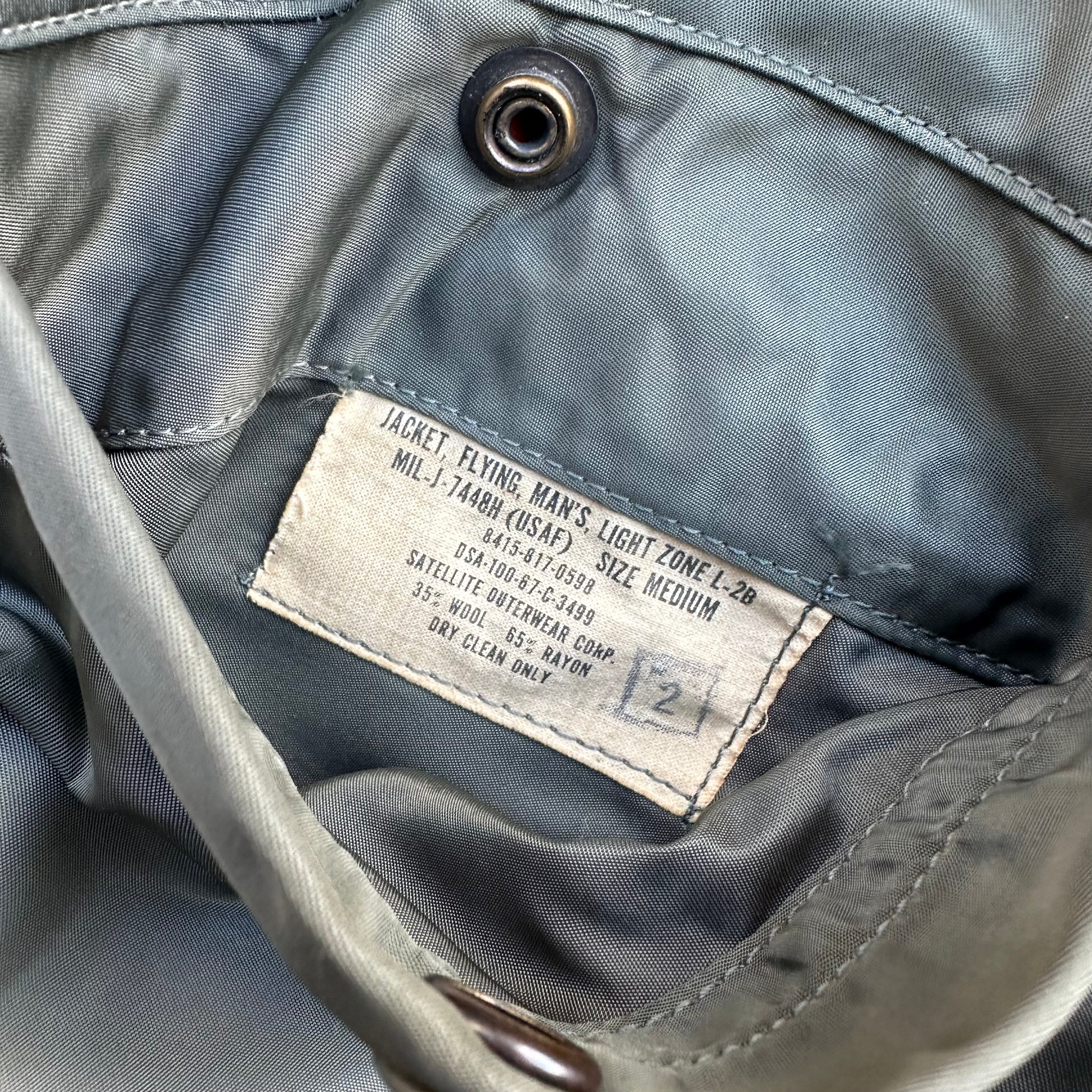 1960’s USAF L-2B Flight Jacket Medium