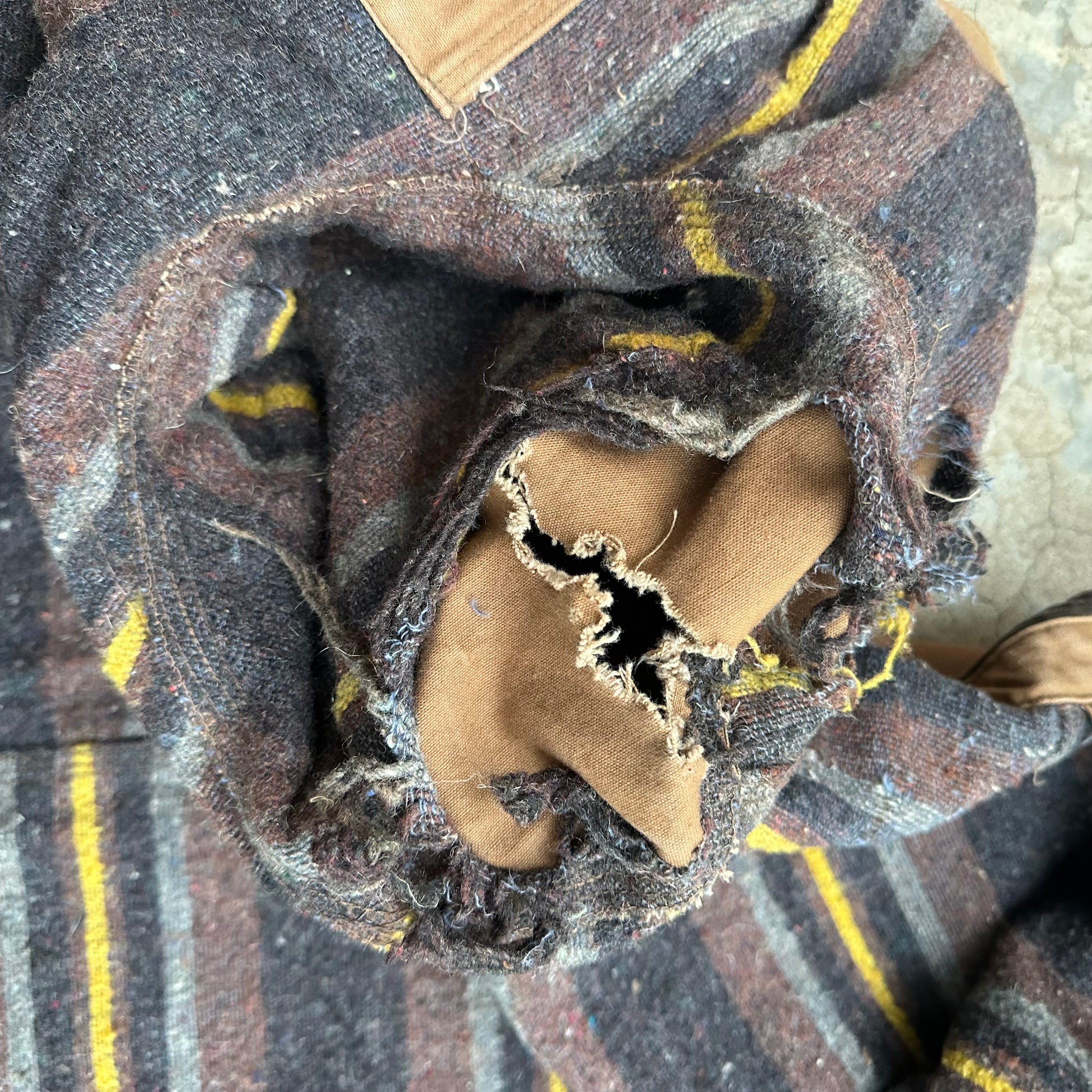 1950’s/60’s Hercules Blanket Lined Duck Canvas Chore Coat 24” Chest