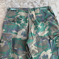 1970’s Vietnam War Brown Dominant ERDL Camo Jungle Pants Medium Regular