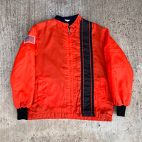 1970’s/80’s Fleece Lined Nylon Racing Jacket Large