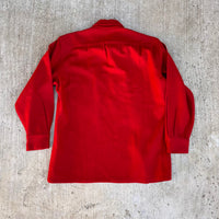 1940’s/50’s Spitfire by Marlboro Asymmetrical Zip Wool Shirt Medium