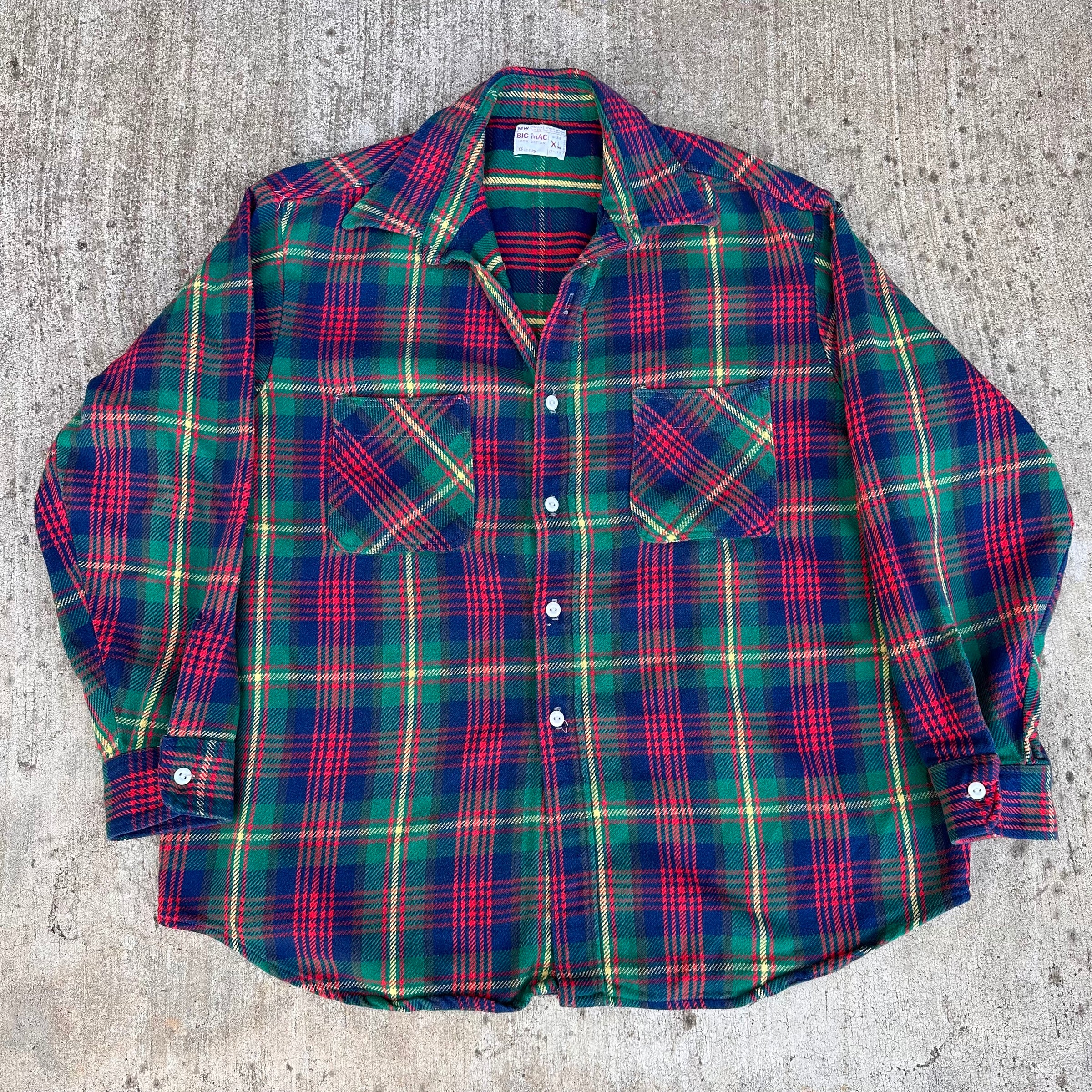 1970’s Big Mac Cotton Flannel XL