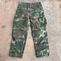 1970’s Multi-Tone “Clown” Camo ERDL/Woodland RDF Jungle Pants Medium Regular