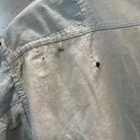 1950’s Repaired Chambray Work Shirt 22.5" Chest