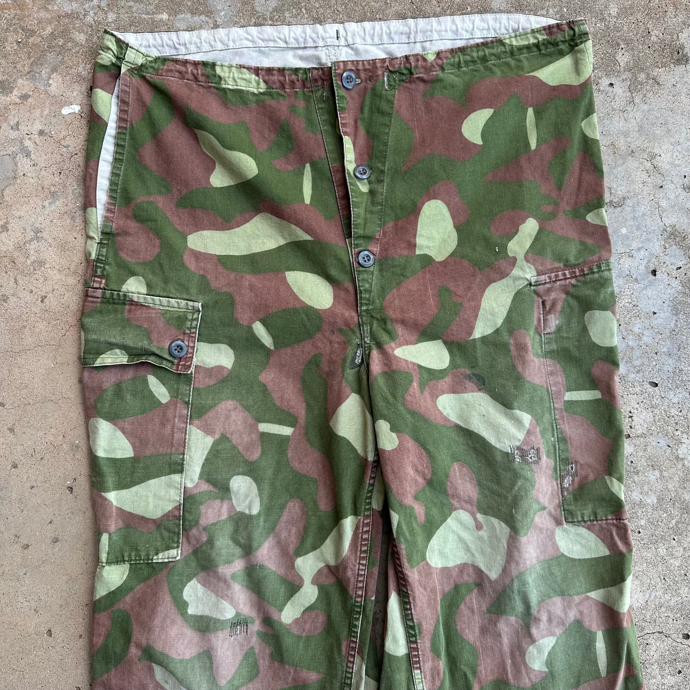 1980’s Finnish M62 Reversible Camo Pants 32” - 41” Waist