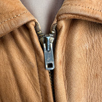 1950’s Deerskin Leather Suede Jacket Medium