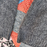 1960’s Grey Mohair Cardigan Sweater 21” Chest