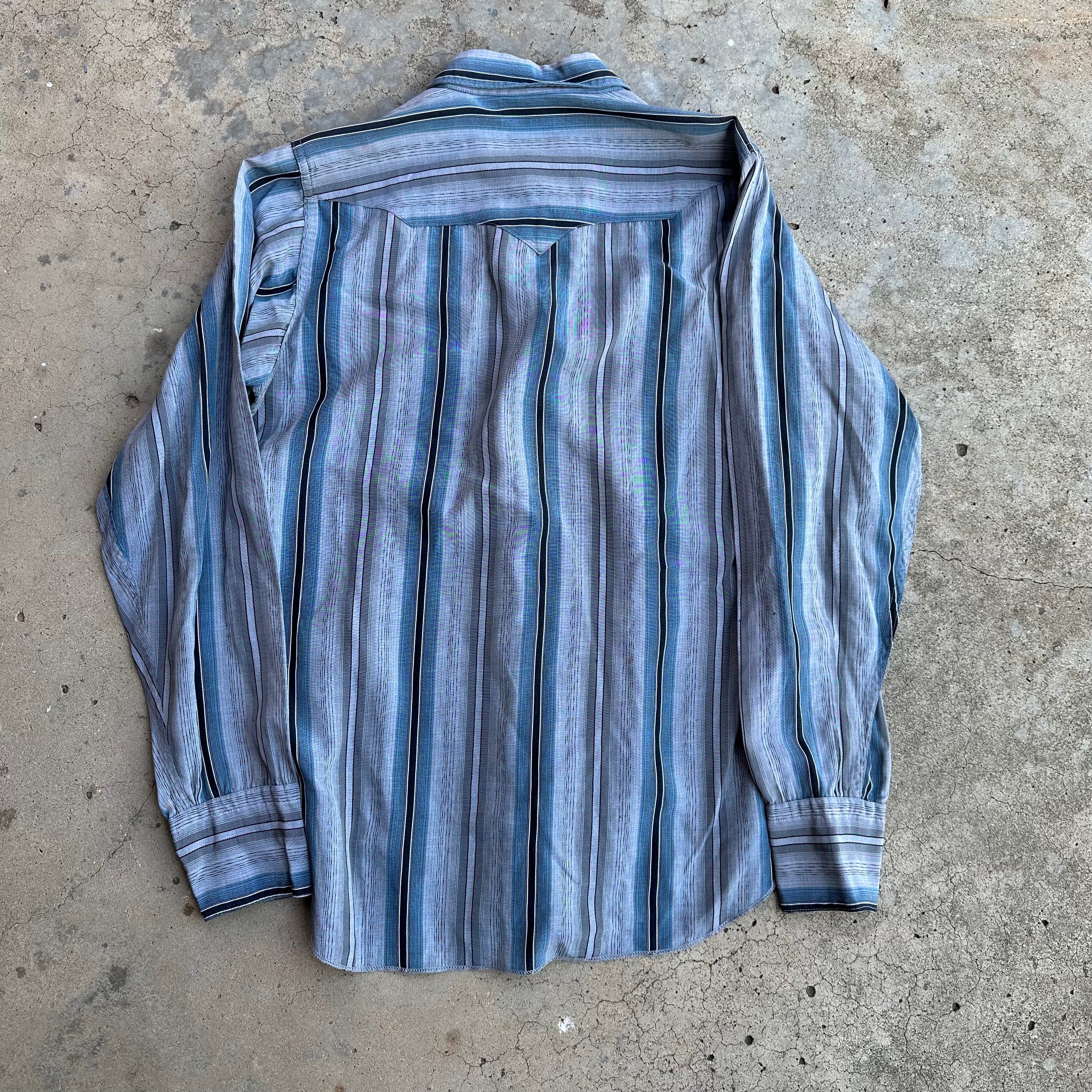 1950’s Thunderbird Rayon Pearl Snap Western Shirt Small