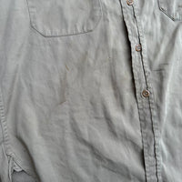 1950’s/60’s Stur-Dee Twist Twill Khaki Work Shirt Large