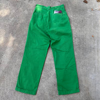 1950’s Shamrock Gas Station Uniform Cotton Work Pants 29” x 30”