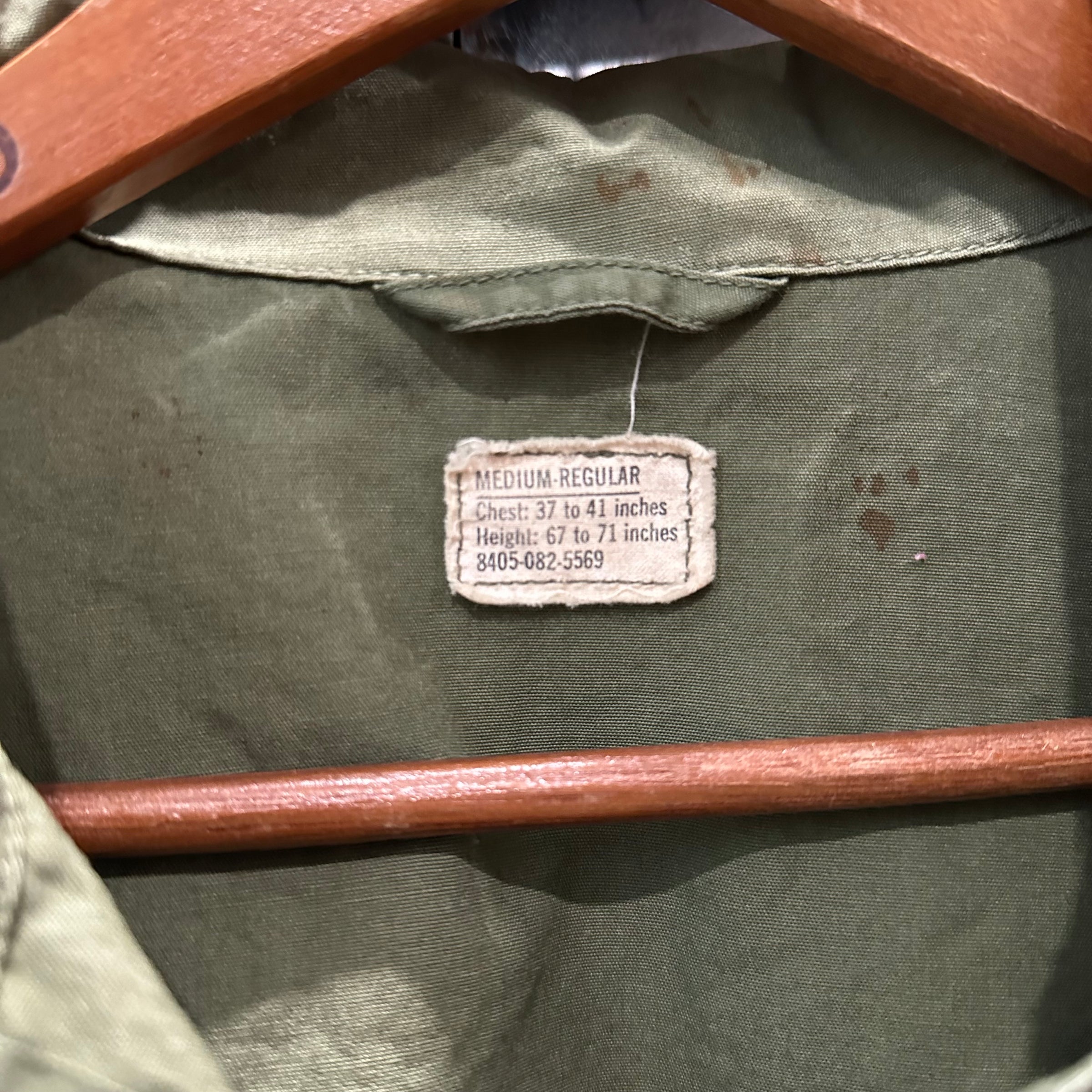 1960’s Vietnam War Poplin Jungle Jacket Medium Regular