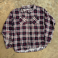 1950’s/60’s King Kole Printed Cotton Flannel Shirt XL