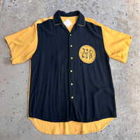 1960’s Patched Cotton Camp Collar Shirt Large