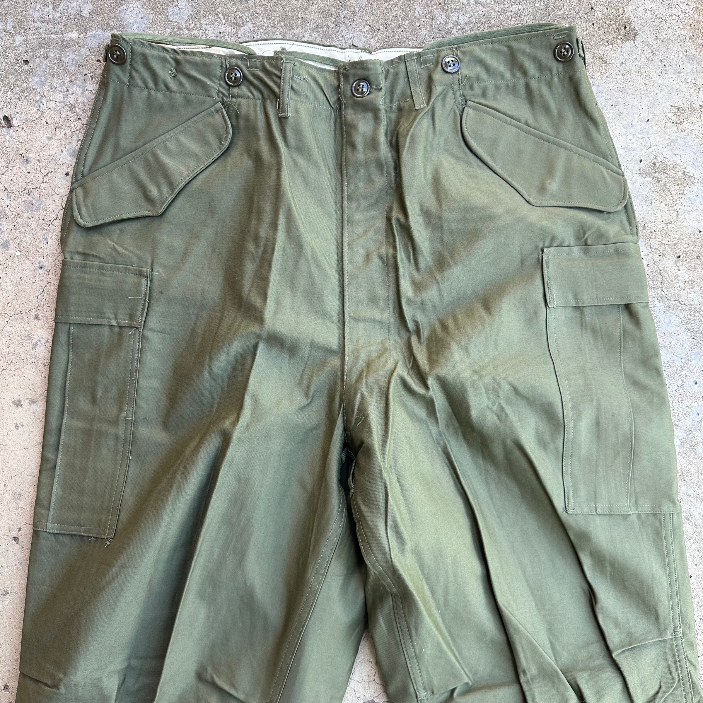 1950’s Deadstock US Army M-51 Field Pants Large Long