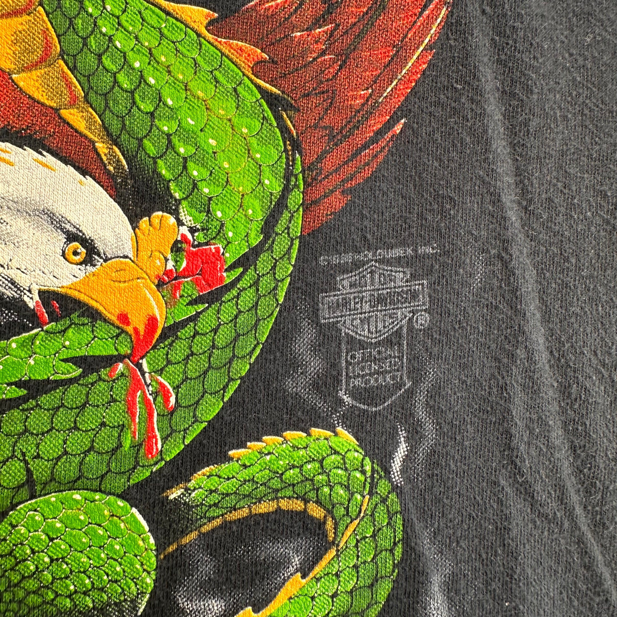 1980’s Harley Davidson “The Eagle Has Landed” Longsleeve T-Shirt Small