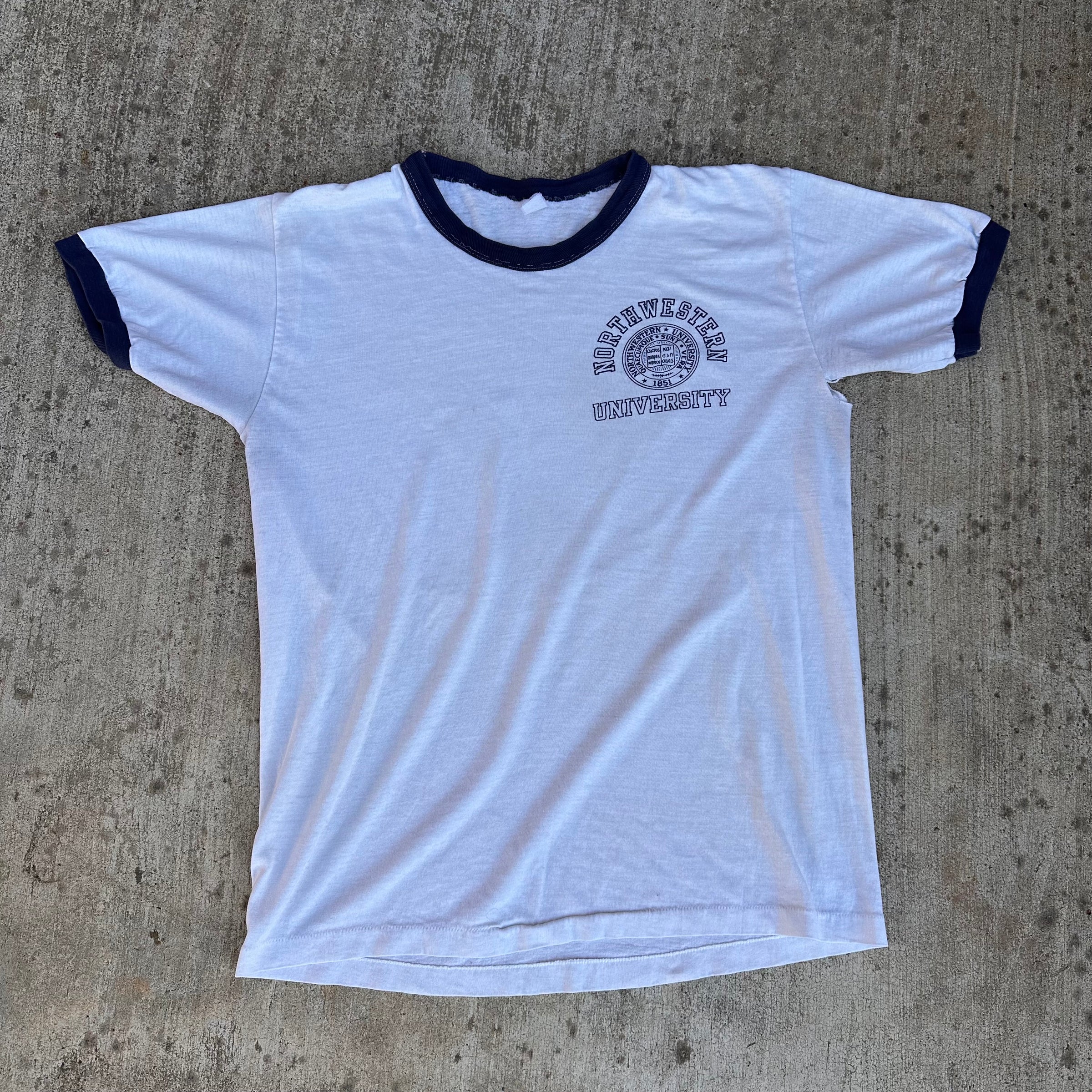 1970’s Northwestern University Ringer T-Shirt Medium