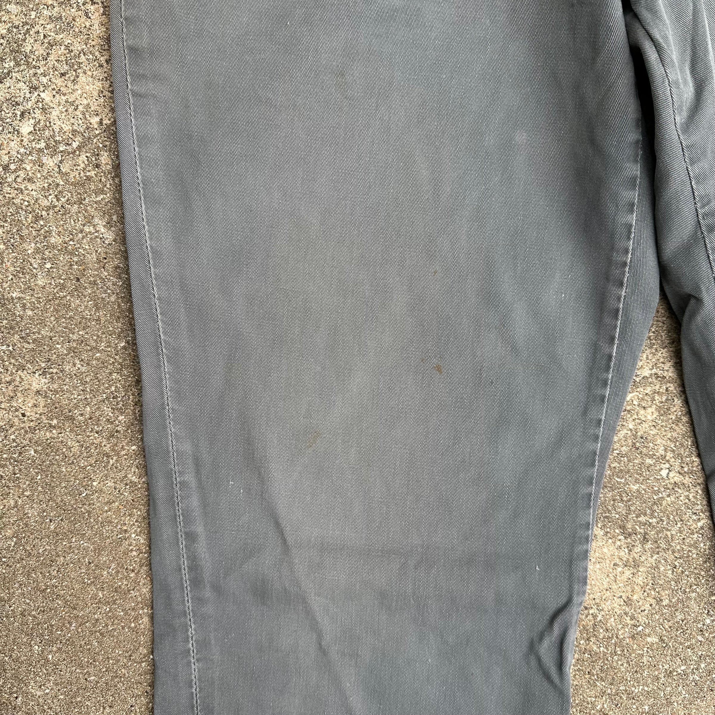 1950’s Grey Boat Cloth Work Pants 34” Waist