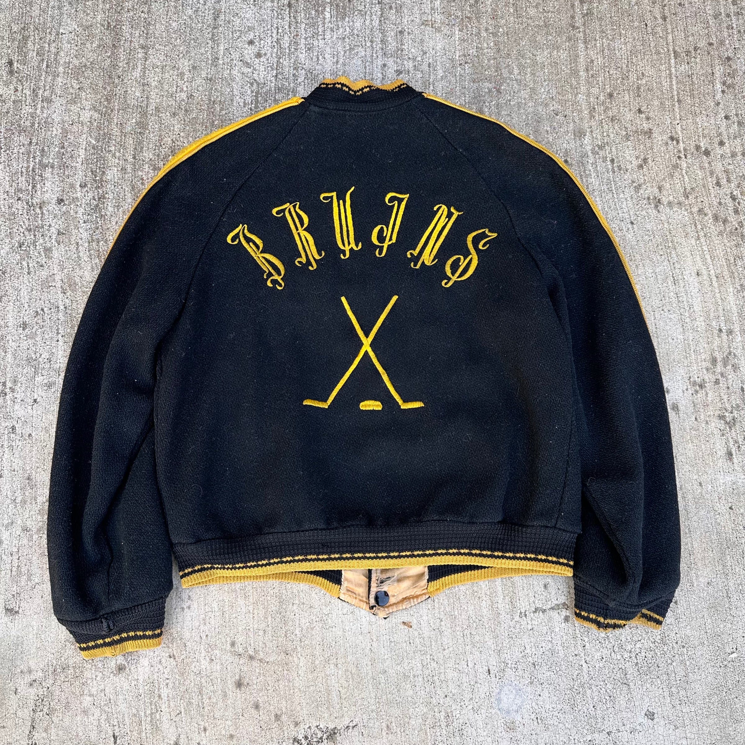 1970’s Bruins Hockey Varsity Jacket Small