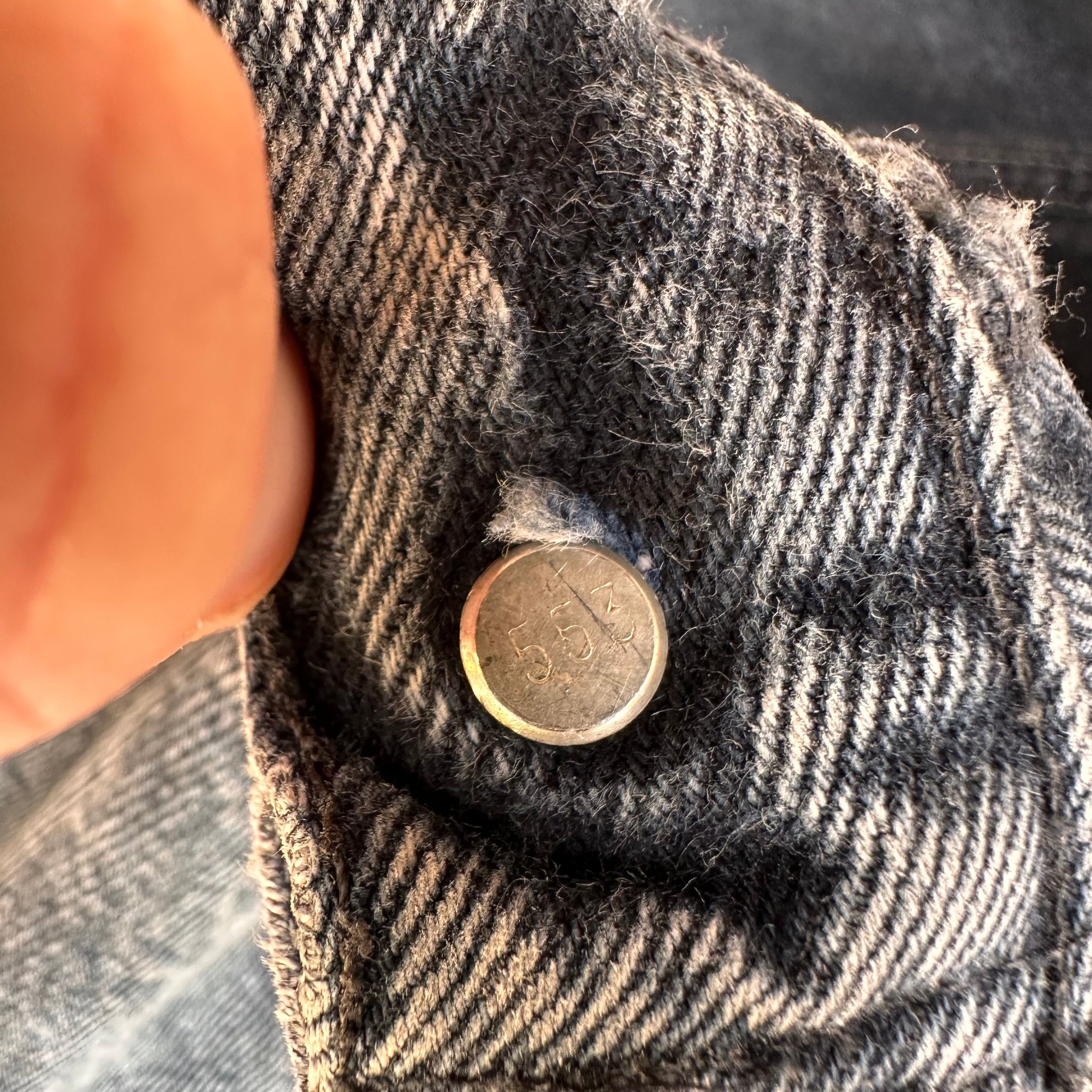 1980’s Black Acid Wash Levi’s 501 Denim Jeans 30” x 30”