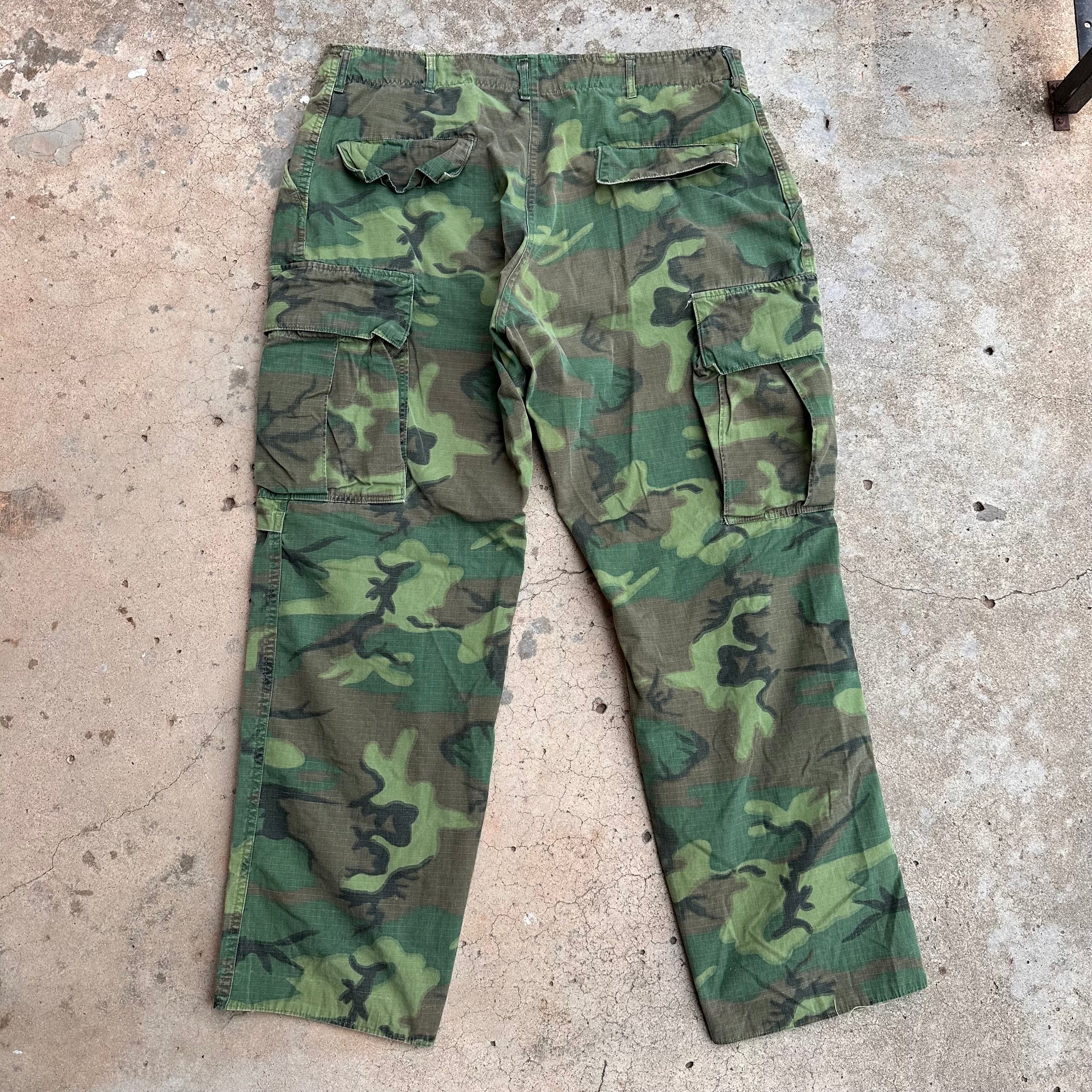 1960’s ERDL Camo Jungle Pants 36” Waist Medium Regular