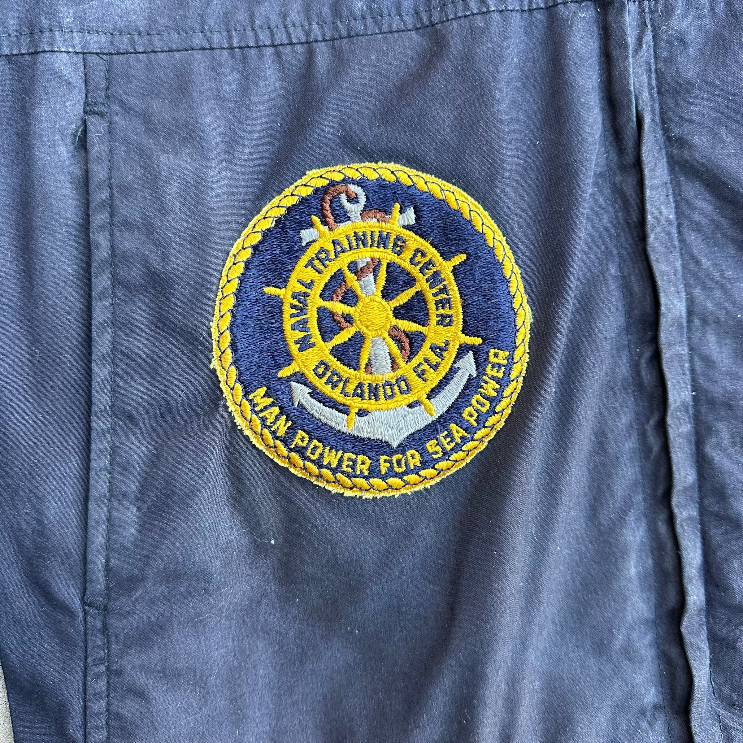 1970’s Patched USN Utility Jacket Size 38L