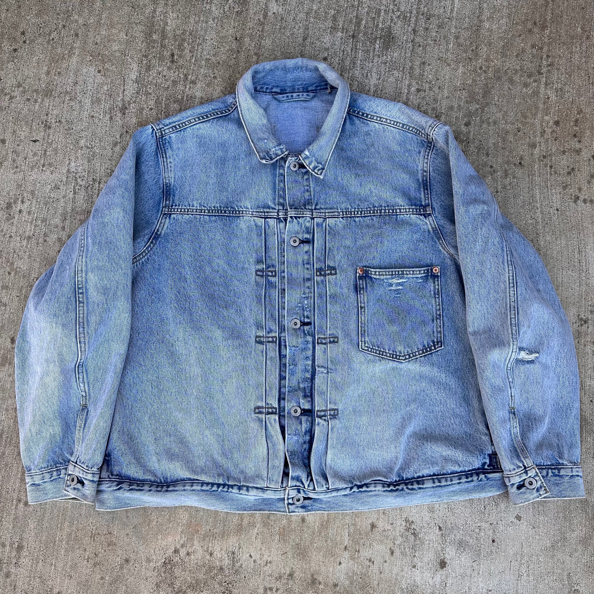 1990’s/Y2k LVC Type 1 Denim Jacket 27” Chest