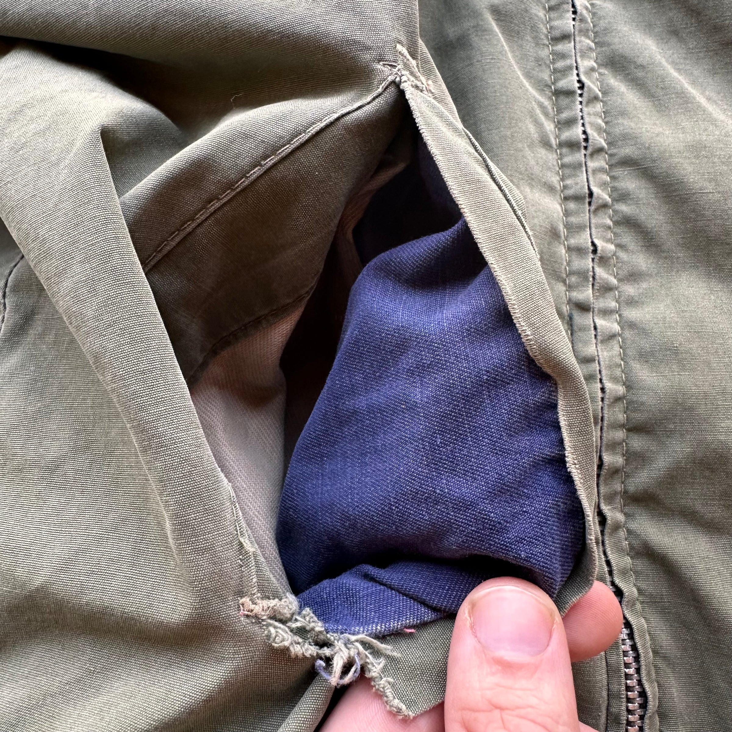 1950’s Tailor Made Patched 2nd Cav Quilted Jacket Medium