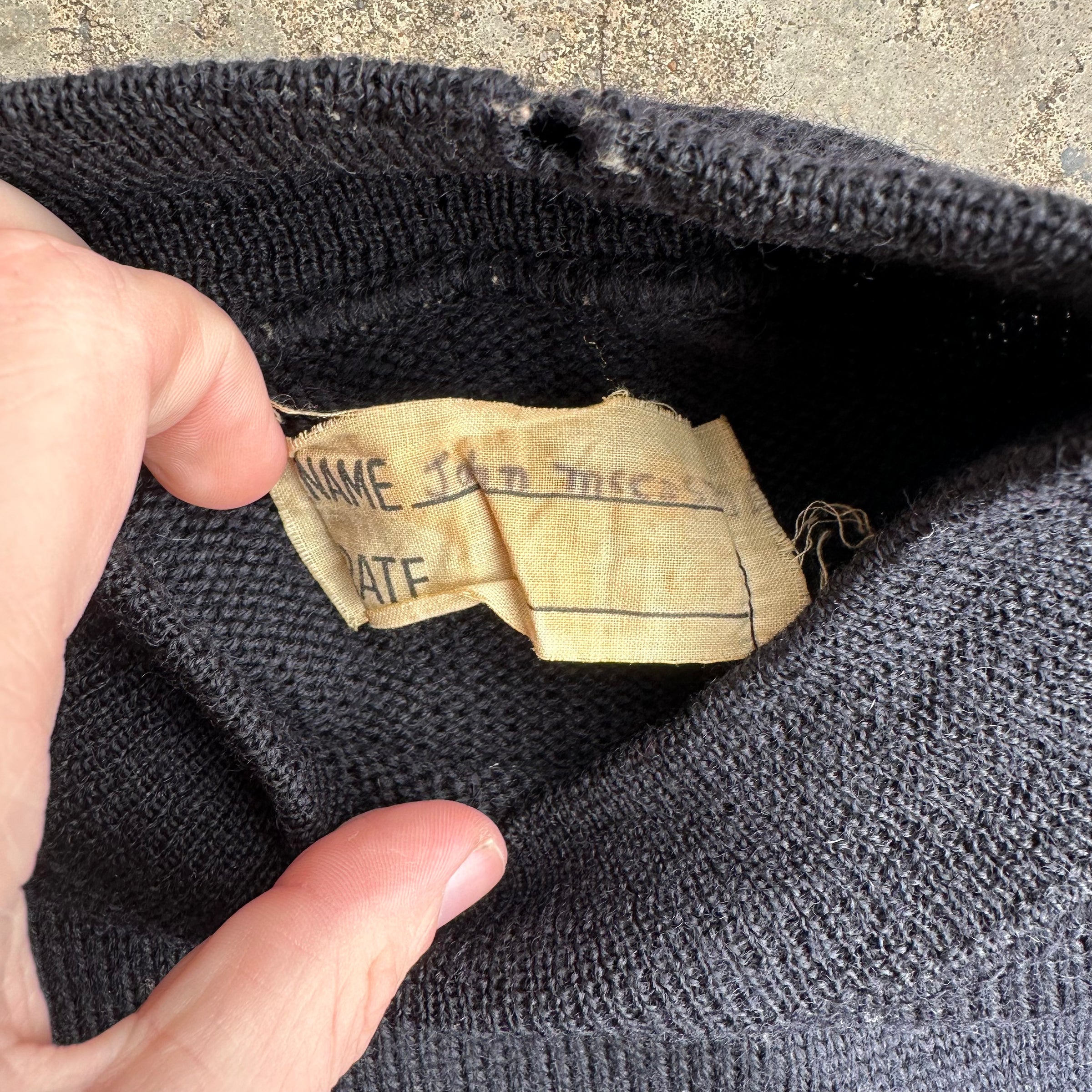1940’s WWII USN Deck Sweater XS