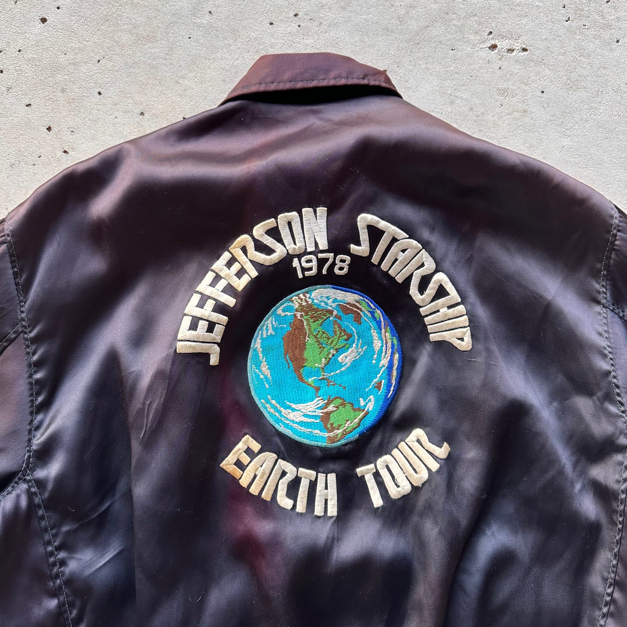 1978 Jefferson Starship Earth Tour Gabardine Jacket Large