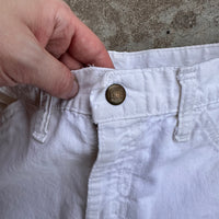 1960’s/70’s Lee White Carpenter Pants 28” x 28”