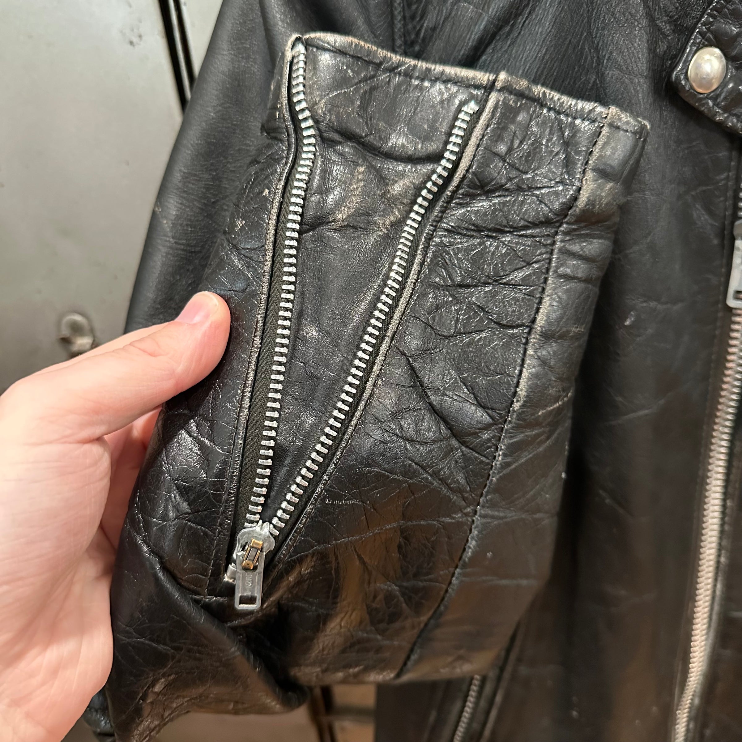 1960’s Harley Davidson Cycle Champ Leather Jacket Size 40