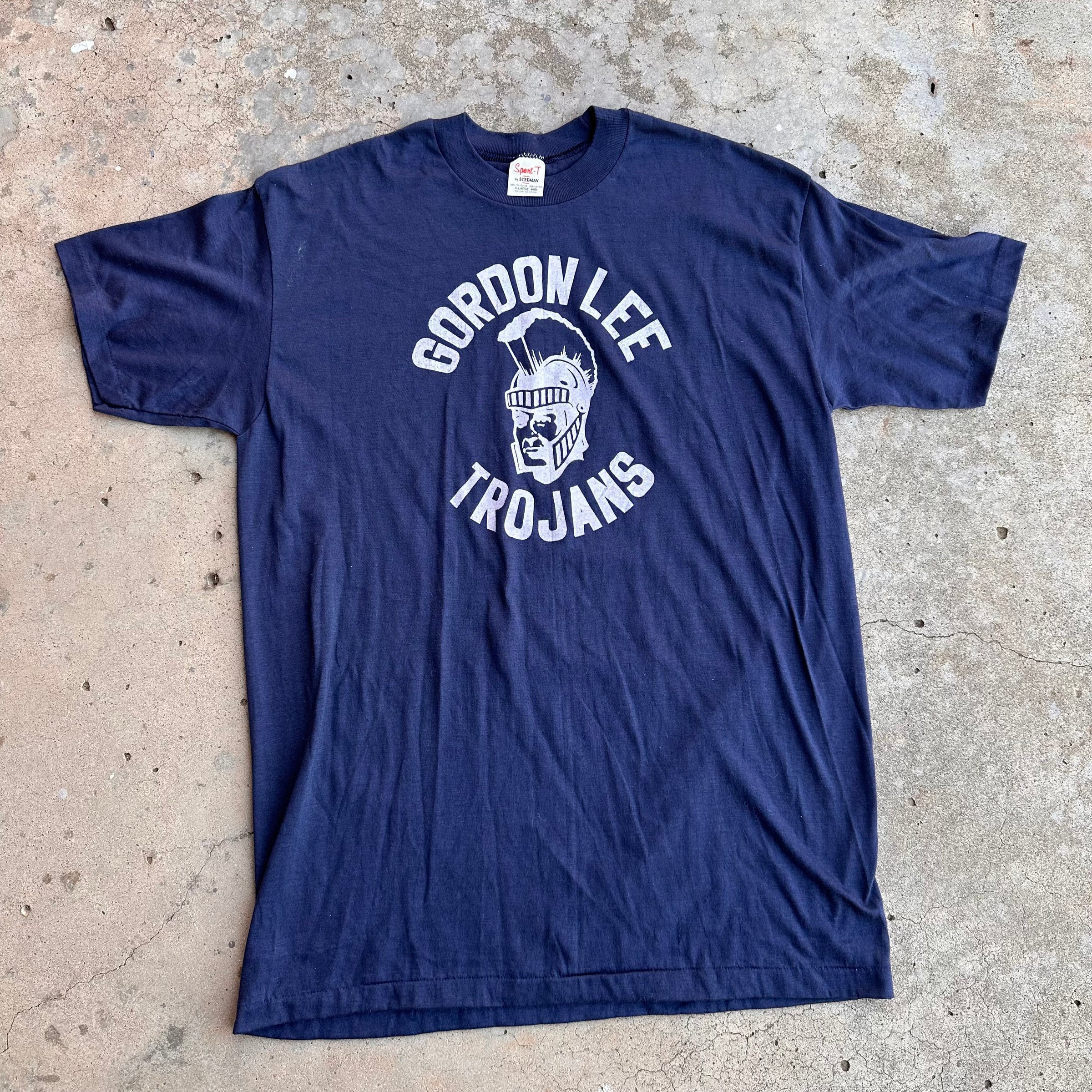1970’s Deadstock Gordon Lee Trojans T-Shirt Large