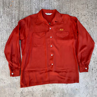 1940’s/50’s Puritan Swingster Embroidered Gabardine Shirt XL