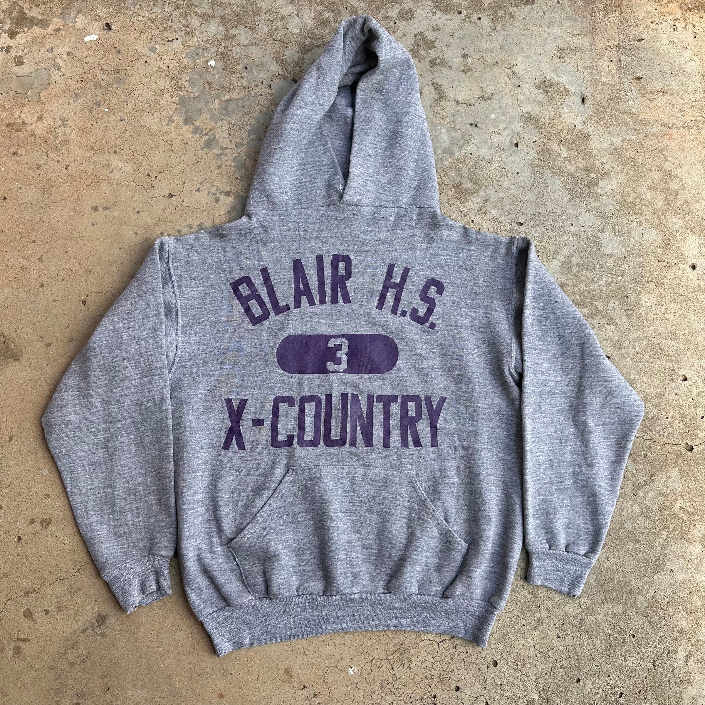 1970’s Russell Athletic Cross Country Hooded Sweatshirt Medium