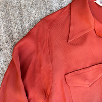 1940’s/50’s Puritan Swingster Embroidered Gabardine Shirt XL