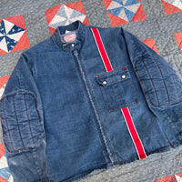 1960’s Pro’s Pick Whipcord Denim Motorcycle Jacket 25” Chest